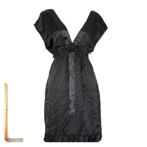 Cute silk black dress by See by Chloe